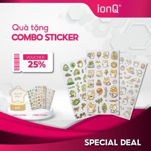 Quà tặng Sticker khi mua Máy sấy tóc ion âm tạo kiểu ionQ MultiStyle 6 trong 1 tốc độ cao nhanh khô bảo vệ tóc bóng mượt