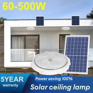 500W Solar Ceiling Lamp Home indoor ceiling light Balcony lights Stair lights Solar garden lights Bedroom ceiling lights