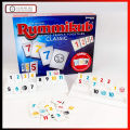 กล่องเกมกระดาน Rummikub ดั้งเดิมพร้อมโบนัสเกม Jokers. 