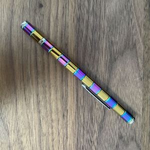 Two-color magnetic pen colorful ball magnetic pen magnetic pole stress-relieving toy versatile pen capacitive levitation