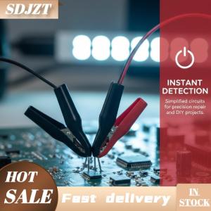 SDJZT 55cm cá sấu kiểm tra Clip cáp điện kẹp để USB Nam và Nữ Ổ cắm thử nghiệm dẫn kết nối cung cấp điện Adapter dây