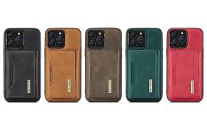 Magnetic Suction Card Bag Suitable For 13 Phone Case Silicone Card Slot 12pro Leather 14promax Case