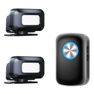 CACAZI Wireless Welcome Guest 5 Function Alarm Doorbell PIR Senor Store Entrance Motion Sensor Sets Infrared Detector Induction