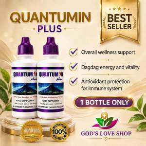 2 BOTTLES QUANTUMIN PLUS 60ML AUTHENTIC SOLD BY GODs LOVE SHOP