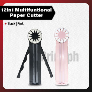 iPrintph 12-in-1 Multifunctional Paper Cutter Pink | Black