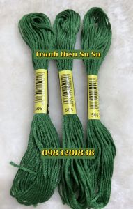 Chỉ cotton thêu tranh chữ thập mã DMC các mã chỉ thêu từ 500 đến mã 598 (giá 1 tép)