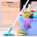 Cairan Pembersih Lantai Rumah Kantor 1 Liter Pelmos Anti Kuman Aroma Lemon Fresh. 