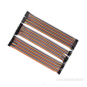 40pin dây Dupont thử nghiệm đầy màu sắc dây ruy băng Đực Với đực đầu đực thành đầu cái đầu nối hai đầu cái đầu đực thành đầu cái nối điện tử dây cố định đường điện