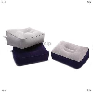 [COD] folp Soft Footrest Pillow PVC Inflatable Foot Rest Pillow Cushion Air Travel Office