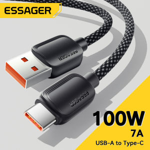 Essager 7A USBA Loại C Cáp 100W USB2.0 Loại C Macaron Cáp Cáp sạc nhanh Loại-C cho Huawei Samsung Oppo Vivo Xiaomi Honor Oneplus Realme dữ liệu Sạc nhanh dây