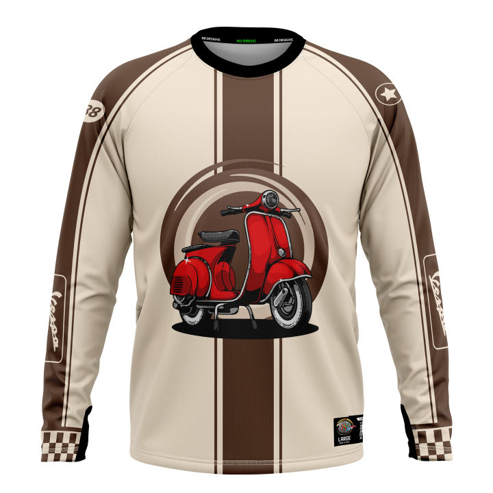 VESPA MOTORCYCLE FULL SUBLIMATION JERSEY Lazada PH