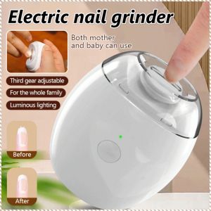 Nail Care High Definition Lighting Nail Clippers Bass Sander Anti-pinch Intelligent Function Traceless