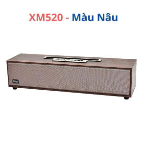 Loa Bluetooth XM-520 Loa Bluetooth Mini Thiết Kế Vỏ Gỗ Độc Đáo Sang Trọng Âm Thanh Cực Hay Đầy Đủ Các Cổng Kết Nối