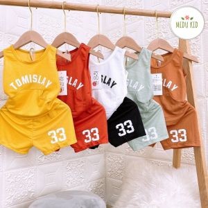 Quần Áo Trẻ Em Set 3 Lỗ Sát Nách 33 TommySlay Quần áo Trẻ Em Bé Trai Midukid
