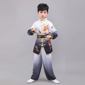 Men Women Chinese Kung Fu Uniform Perform Boy Set Tai Chi Kids Wushu Sets Children Martial Arts Costumes Girl Suit Baby Clothes2026