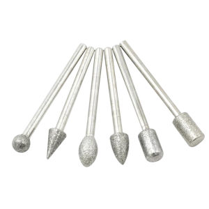 Đầu mài kim cương 3mm bộ 20 chiếc độ bền cao dụng cụ mài sắc đa năng gia công sửa chữa