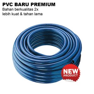 GEMUK Selang Air 50 Meter 100 Meter 1/2 5/8 3/4 Inch Selang Air Benang Hijau Anti Lumut Tebal Selang Air Taman Selang Air Cuci Motor Selang Air Tebal