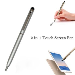 [1 Pcs] Pulpen Stylus Pen 2 in 1 Universal Pulpen Touch Screen Layar Sentuh Android Tablet Universal Pena Ballpoint
