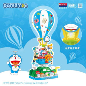 ⚠️现货⚠️ReadyStocks Balody Doraemon Sin Chan hot air balloon blocks toys 小叮当 哆啦a梦 热气球 蜡笔小新 积木 拼装 摆件 生日 礼物