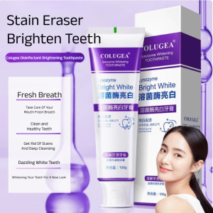 Lysozyme Whitening Toothpaste Whitens Deep Stains Reduces Soft Plaque Brightens Teeth Refreshes Breath Purple Toothpaste溶菌酶牙膏