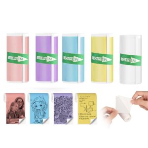 Suaymall A31 ครื่องปริ้นท์พกพา เครื่องปริ้นไร้หมึก เครื่องปริ้นบลูทูธ เครื่องพิมพ์สติ๊กเกอร์ ใช้งานง่าย ปริ้นได้ทุกที่ เครื่องปริ้นรองรับAndroid iOS Portable Bluetooth Mini Printer