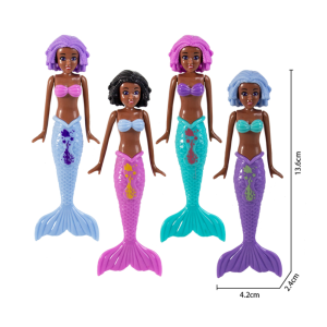 GOFIDIN Interactive Pool Diving Toys 4pcs Smooth Swimming Training Toys Set Funny Child-Friendly Underwater Grabbing Toys Summer