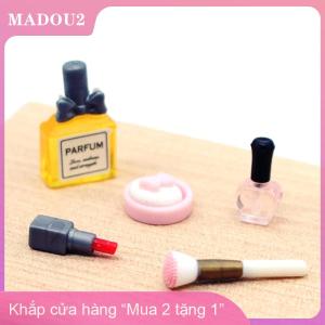 [COD] MADOU2 1 Bộ 1:12 Dollhouse thu nhỏ Mỹ phẩm son môi ép bột Nước hoa trang điểm bàn chải Mô hình búp bê trang điểm cảnh phụ kiện trang trí