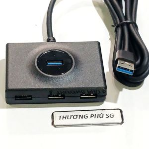 Hub chia USB 1 ra 4 dài 1.2m / Smart Hub USB 4 Port 3.0 chất lương dể sử dụng