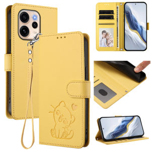 Casing for OPPO Reno 16 5G 16 Pro 5G 16F 15 5G 15F 15 Pro 5G 15 Pro Max Cute Cartoon Cat Flip Wallet PU Leather Book Cover Case Card Slot Design