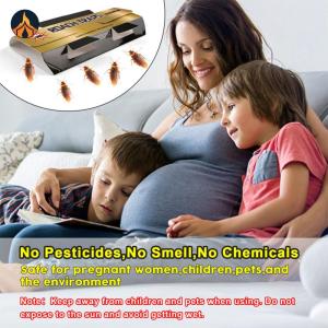 100Pcs Cockroach Traps Sticky Baited Cockroach Traps Non-Toxic Strong Adhesive Roach Killer Pet Safe Long Lasting for Home Indoor [Jocestyle Store]