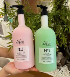 Dầu gội dầu xả SOFT 1000ml chống rụng kích thích mọc tóc sạch gàu phục hồi chống nấm