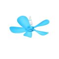 SYCAT 5 Blade Clip Fan Adjustable Portable Desk Clip Fan Electric Fan W/ Clip, Clover Fan Anti-Heat Clip Electric Fan. 