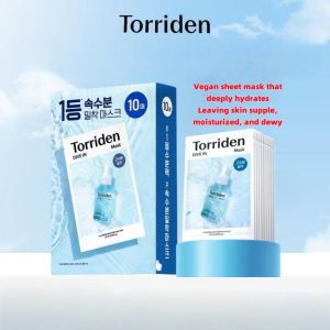 TORRIDEN Dive In Low Molecular Hyaluronic Acid Mask 10piec/Deeply hydrate and moisturize relieve dry and tight skin calm and soothe red and swollen skin due to allergies