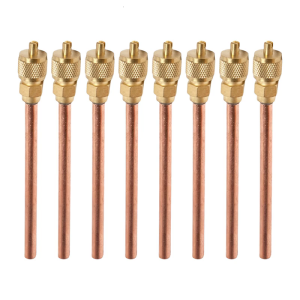 Pack of 8 Cooling System Valves Appliance Maintenance Valves Suitable for Air Conditioning and Refrigeration Systems