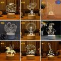 3 Color 3D Light LED Table Lamp Lampu Tidur Meja Anak Hadiah Birthday Guru Cikgu Teacher Gift 小夜灯. 