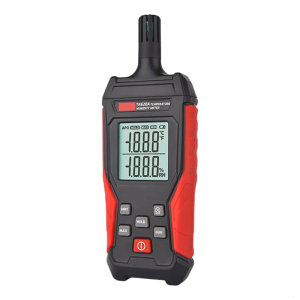 Digital Temperature & Humidity Detector Monitors with Backlit Data Hold High Handheld Hygrometer Thermometers