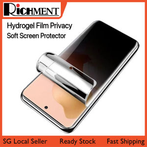 【🔥SG SELLER🔥】RICHMENTGADGET Privacy Screen Protector Anti-Peep Spy Matte Hydrogel Film Cover Self Healing Self Adhering HydroGel Soft Gel Shield [Bubble Free] [Scratch Resistant] Compatible with Xiaomi 15 Pro Xiaomi15 XiaoMi 13 XiaoMi 13 Ultra Xiaomi13