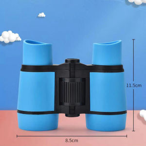 Kids Binoculars 4x Magnification 30mm Lens Focus-Free Lightweight for 3-12 Years Boys Girls Outdoor Science Toy