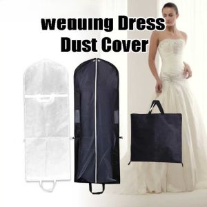 【FREE SHIPPING】1Pcs Wedding Dress Dust Cover Gown Waterproof Storage Bag 180*60*10cm