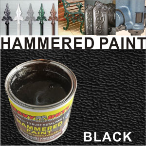 1L ( BLACK ) HAMMERED PAINT ( METALLIC PAINT HEAVY DUTY ) HAMMERTONE / HAMMERITE Direct rust Metal paint / WP