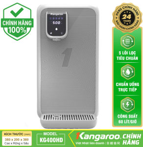 Máy lọc nước Kangaroo Hydrogen KG400HD 5 Lõi Để Bàn BẢO HÀNH CHÍNH HÃNG 24 THÁNG