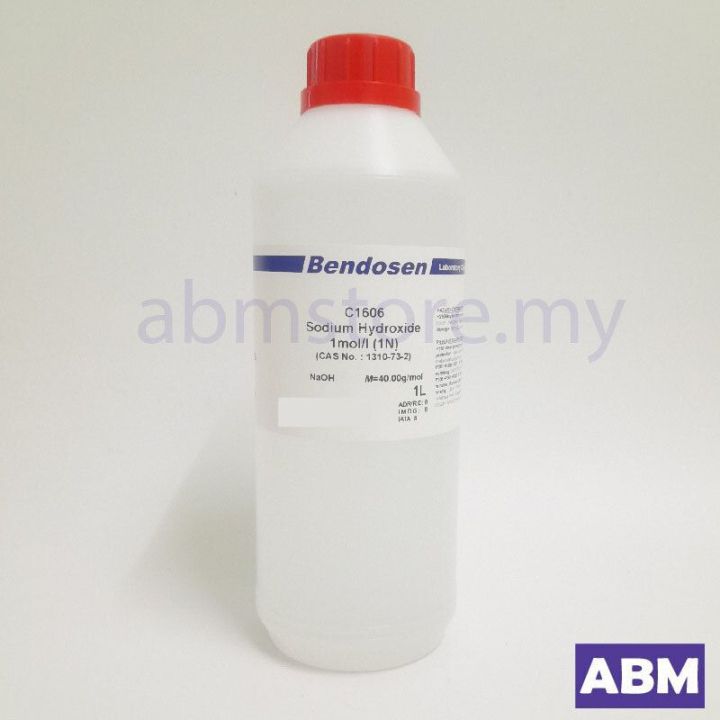 Sodium hydroxide 1 mol litre naoh bendosen 1l cas no 1310 73 2 lazada