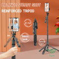 TNW L16 Tripod Bluetooth Selfie Stick Gimbal Stabilizer Tripod Stand Foldable Monopod 1530mm Extra Long Selfie Stick Remote Control  with  1/4 Adapter for Gopro Action Cameras phones. 