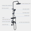 GUGA Shower Set 4 in 1 Stainless Steel Rain Shower Bathroom Premium Shower Rain Hot and Cold Shower Set. 