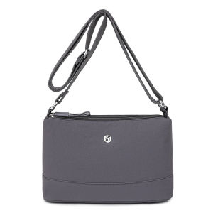 Multi-layer Women Sling Bag Nylon Cloth Shoulder Crossbody Bag Small Square Bag Casual Travel Bag