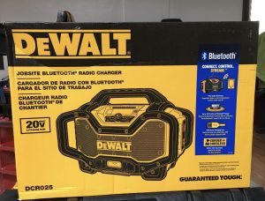 DEWALT 20-Volt MAX or FLEXVOLT 60-Volt MAX Lithium-Ion Bluetooth Radio with built-in Charger