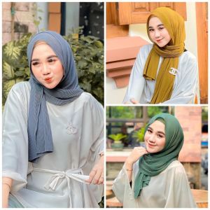TerPopuler Hijab Pashmina Plisket Instan Cerruty Babydoll Barnd Umi Hijab By GJM Terlaris