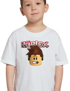(COD) 100%cotton Tshirt casual for kids 0-12yrs old boys and girls Durable and Affordable with high quality and long lasting print cute and trendy ROBLOX design