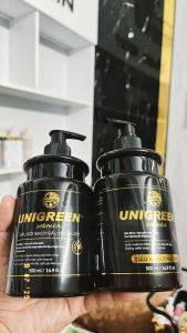 Dầu gội xả cặp nha đam UNIGREEN cặp lớn 1000ml