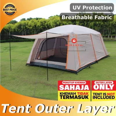 Outer Layer Only Waterproof Outdoor Camping Tent family Tent large Cover Kemah besar Outer Layer 5 8 12 persons